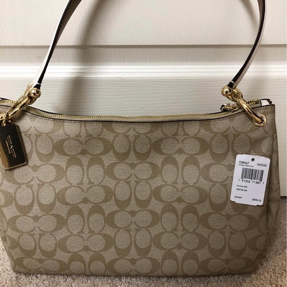 Coach NEW leather “Mia” shoulder bag/satchel - Picture 11 of 13